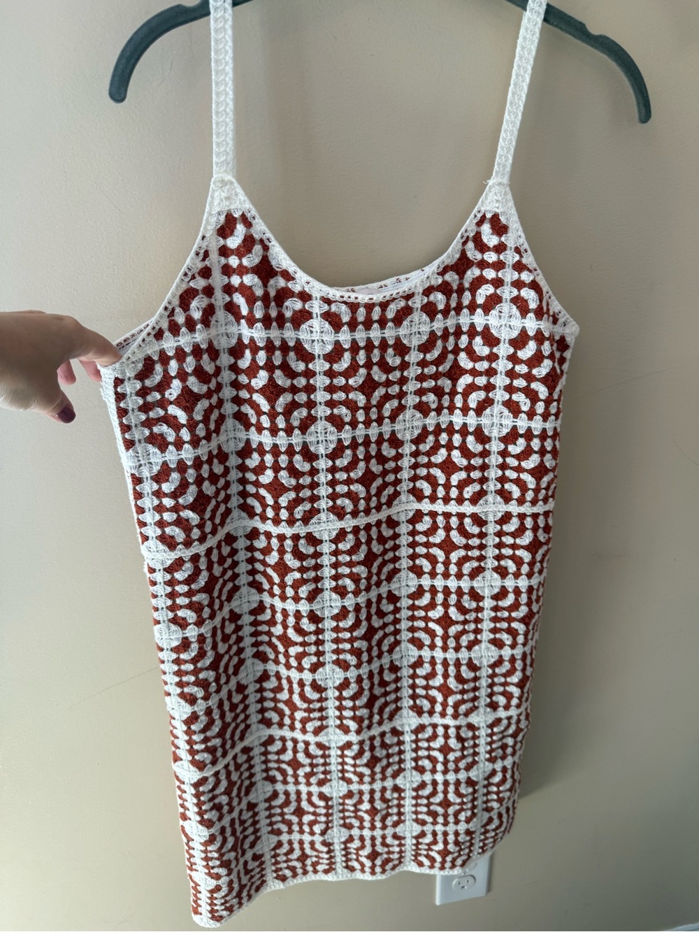 Willow & Wind Crochet mini dress size Large